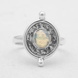 925 Sterling Silver Ethiopian Opal Rings