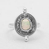 925 Sterling Silver Ethiopian Opal Rings