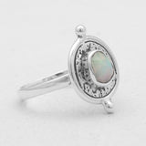 925 Sterling Silver Ethiopian Opal Rings