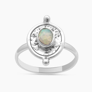 925 Sterling Silver Ethiopian Opal Rings