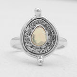 925 Sterling Silver Ethiopian Opal Rings