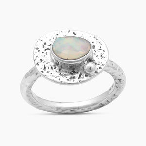 925 Sterling Silver Ethiopian Opal Rings