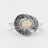 925 Sterling Silver Ethiopian Opal Rings
