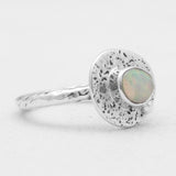 925 Sterling Silver Ethiopian Opal Rings