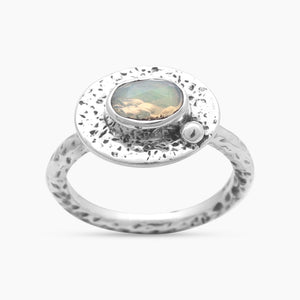925 Sterling Silver Ethiopian Opal Rings