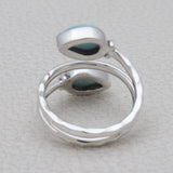 Larimar Silver Rings