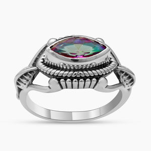 Mystic Quartz Silver Rings