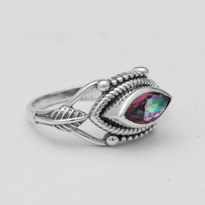 Mystic Quartz Silver Rings