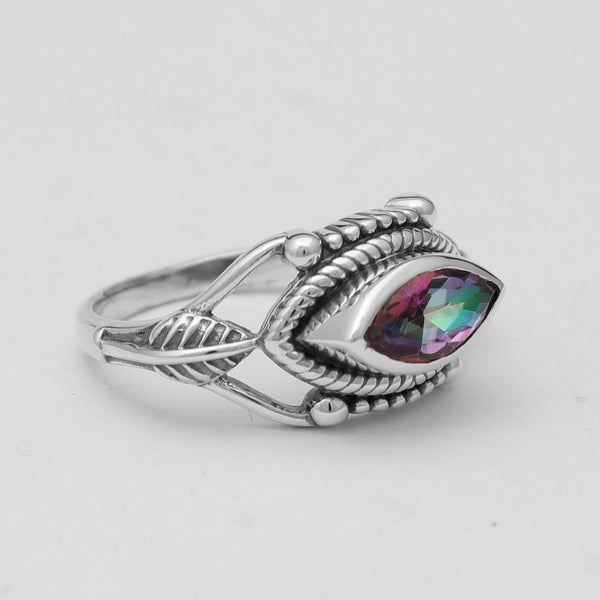 Mystic Quartz Silver Rings