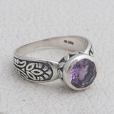 Amethyst Silver Ring