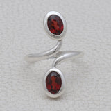 Garnet Sliver Ring