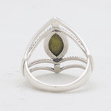 Natural Boulder Turquoise Silver Rings