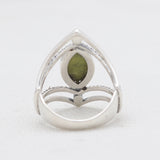 Natural Boulder Turquoise Silver Rings
