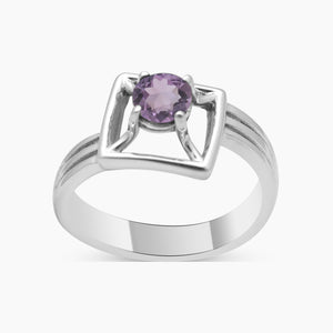 925 Sterling Silver Amethyst Rings