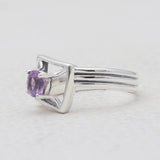 925 Sterling Silver Amethyst Rings