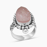 925 Sterling Silver Rose Quartz Pendant Sets