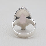 925 Starling Silver Rose Quartz Pendant Set