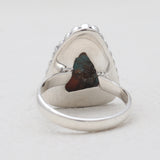 Turquoise Spiny Oyster Silver Rings