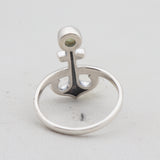 Natural Peridot Sterling Silver Ring