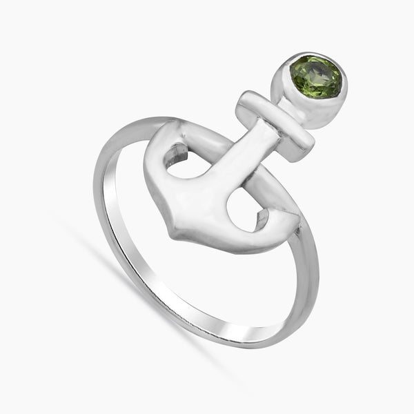 925 Sterling Silver Peridot Rings