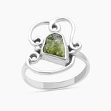 Natural Ruby Silver Rings