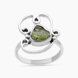 Natural Ruby Silver Rings