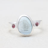 925 Sterling Silver Blue Topaz Rings