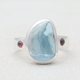 925 Sterling Silver Blue Topaz Rings