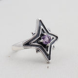 Amethyst Silver Ring