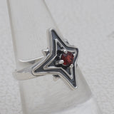 Garnet Sliver Ring