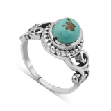 Mexican Turquoise Silver Ring