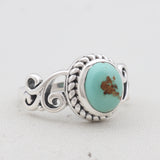 Mexican Turquoise Silver Ring