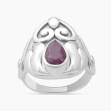 925 Sterling Silver Ruby Rings