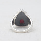 925 Sterling Silver Ruby Rings