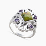 Tasmanian Serpentine Silver Jewelry Sets