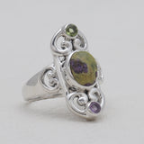 Tasmanian Serpentine Silver Jewelry Sets