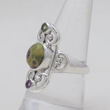 Tasmanian Serpentine Silver Jewelry Sets