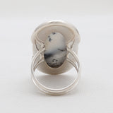 925 Silver Dendritic Opal Rings