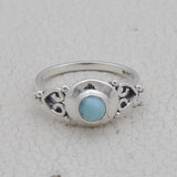 Blue Topaz Designer 925 Sterling Silver Rings