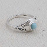 Blue Topaz Designer 925 Sterling Silver Rings