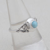 Blue Topaz Designer 925 Sterling Silver Rings