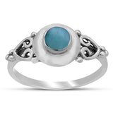 Blue Topaz Designer 925 Sterling Silver Rings