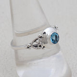 Blue Topaz Designer 925 Sterling Silver Rings