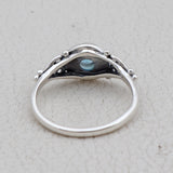 Blue Topaz Designer 925 Sterling Silver Rings