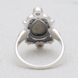 Pyrite Druzy Silver Pendant Set