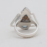 925 Sterling Silver Dendritic Opal Rings