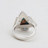 925 Sterling Silver Dendritic Opal Rings