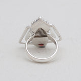 925 Sterling Silver Dendritic Opal Rings