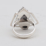 925 Sterling Silver Dendritic Opal Rings