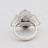 925 Sterling Silver Dendritic Opal Rings